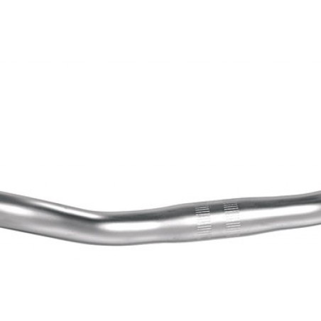 CINTRE ERGOTEC TREKKING ALU 590mm 25.4 H.35mm 47º ARGENT AN. - 15075001 - 4016538079650