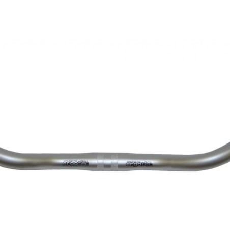 CINTRE ERGOTEC TREKKING ACIER 590mm 25.4 H.35mm 35º ARGENT - 15031021 - 4016538096114