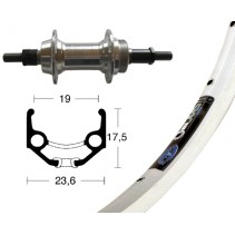 RO.ARR.28x1.75 WINORA RIGIDE  ZAC 19 32 TROUS AXE 135 ARG. - 2147515100 - 4032191828831
