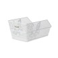 PANIER ARRIÈRE BASIL CENTO MAILLE EN ACIER BLANC/FLEUR - 11187 - 8715019111877