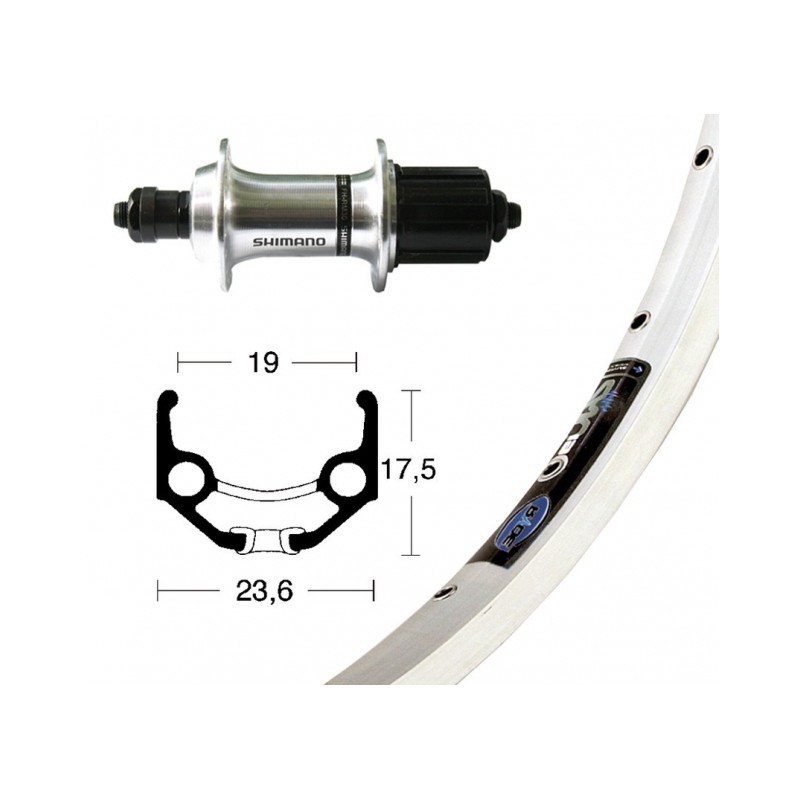 R.ARR.28x1.75 WINO.RIGIDE ZAC 19 36 TR.TX800 BLO.RA.135mm AR - 2147515700 - 4032191828855