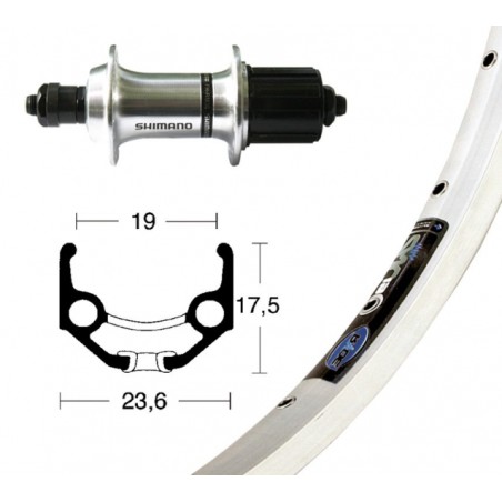 R.ARR.28x1.75 WINO.RIGIDE ZAC 19 36 TR.TX800 BLO.RA.135mm AR - 2147515700 - 4032191828855