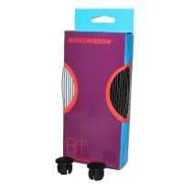 Ruban de guidon Bike Ribbon drop noir-blanc