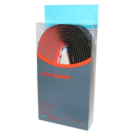 Ruban de guidon Bike Ribbon drop noir-rouge