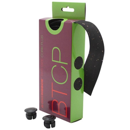Ruban de guidon Bike Ribbon cork plus noir avec liege