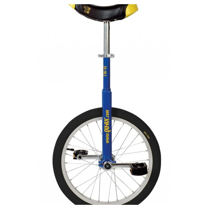 MONOCYCLE QU-AX ONLYONE 18" JANTE ALU PNEU NOIR COULEUR BLEU - 1001 - 4260025090011