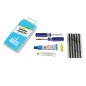 KIT REPARATION PNEU TUBELESS VTT WELDTITE PAR L'EXTERIEUR AVEC MECHES - BOITE (COLLE 5g   MARQUEUR   5 MECHES   LIME  