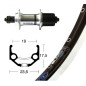 R.ARR.28x1.75 WINORA RIGIDE ZAC 19 TX 800 BLO.RA.135mm NR/AR - 2147543700 - 4032191828992