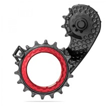 CHAPE DÃ?RAILLEUR ARR.ABS.BLACK HOLLOWC.P/SRAM AXS CARB.ROUG - TCRCAGEAXS/BK-RD - 5110846005147