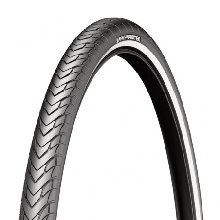 Pneu vtt/urbain 26x1.40 Michelin protek flanc reflechissant tt noir tr (37-559)