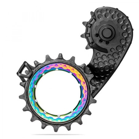 CHAPE DÃ?RAILLEUR ARR.ABS.BL.HOLLOWC.SRAM AXS CARB.AC-EN-CIE - TCRCAGEAXS/BK-RB - 5110846005154