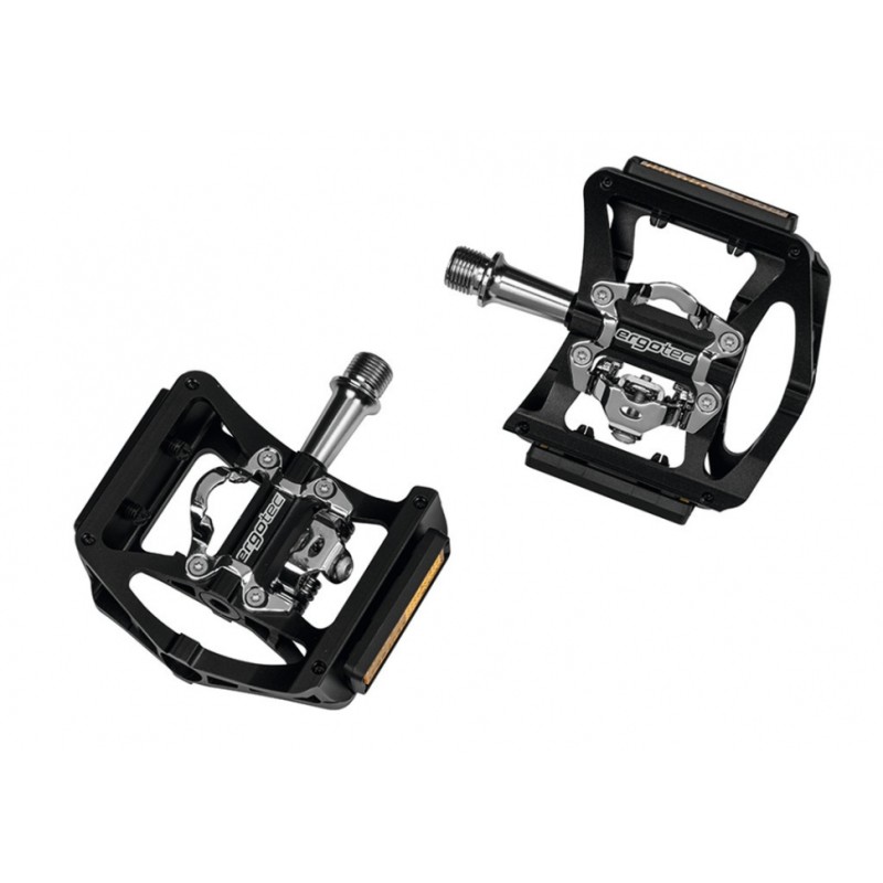 PÉDALES ERGOTEC EP-SERIE SUPERLIGHT 9/16  A/RÉF.ALU NOIRES - 86065001 - 4016538100859
