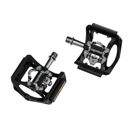 PÉDALES ERGOTEC EP-SERIE SUPERLIGHT 9/16  A/RÉF.ALU NOIRES - 86065001 - 4016538100859