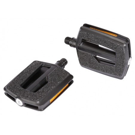 PÉDALES ERGOTEC 831 9/16   AVEC RÉFLECTEURS NOIRES - 86055001 - 4016538099467