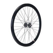 ROUE AVANT GURPIL PISTE FIXED 42 mm NOIRE MOYEU NOIR - 501635 - 8420015016353