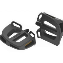 PÉDALES ERGOTEC EP-2 9/16   AVEC RÉFLECTEURS NOIRES - 86062001 - 4016538105663