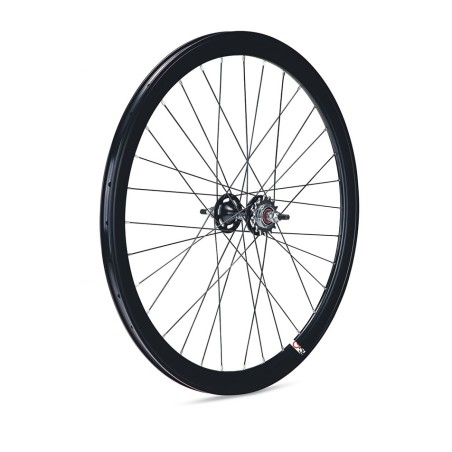 ROUE ARRIÈRE GURPIL PISTE FIXED 42 mm NOIRE MOYEU NOIR - 501636 - 8420015016360