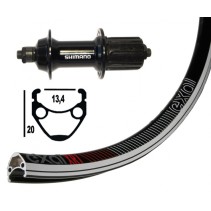 R.ARR.700C WINORA EXAL XR-1 32 TR.SH.TIAGRA BLO.RA.130 NOIRE - 2148511600 - 4055149125097