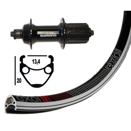 R.ARR.700C WINORA EXAL XR-1 32 TR.SH.TIAGRA BLO.RA.130 NOIRE - 2148511600 - 4055149125097