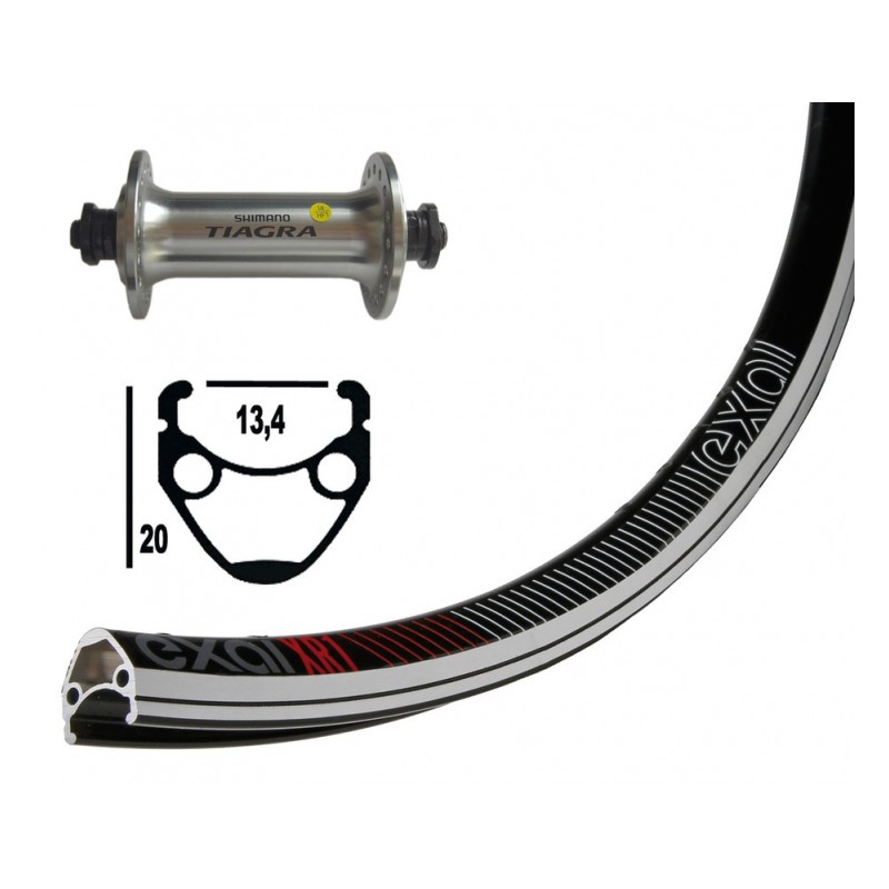 R.AV.700C WINORA EXAL XR-1 32 TR.SH.TIAGRA BLO.RA.100 ARGENT - 2148511700 - 4032191612461