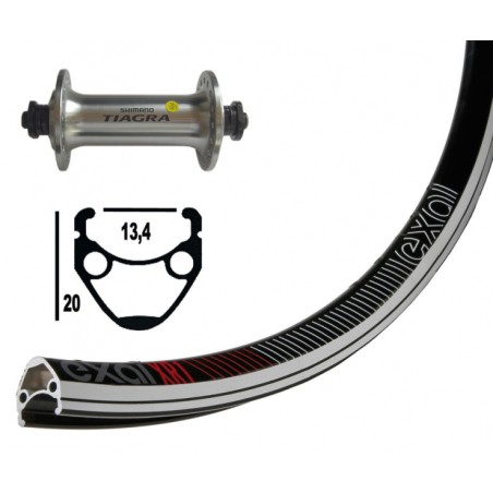R.AV.700C WINORA EXAL XR-1 32 TR.SH.TIAGRA BLO.RA.100 ARGENT - 2148511700 - 4032191612461