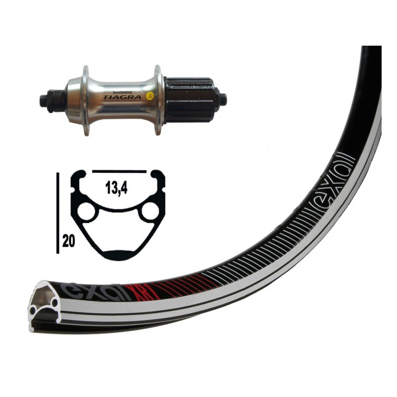 R.ARR.700C WINORA EXAL XR-1 32 TR.SH.TIAGRA BLO.RA.130 ARG - 2148511800 - 4032191612478