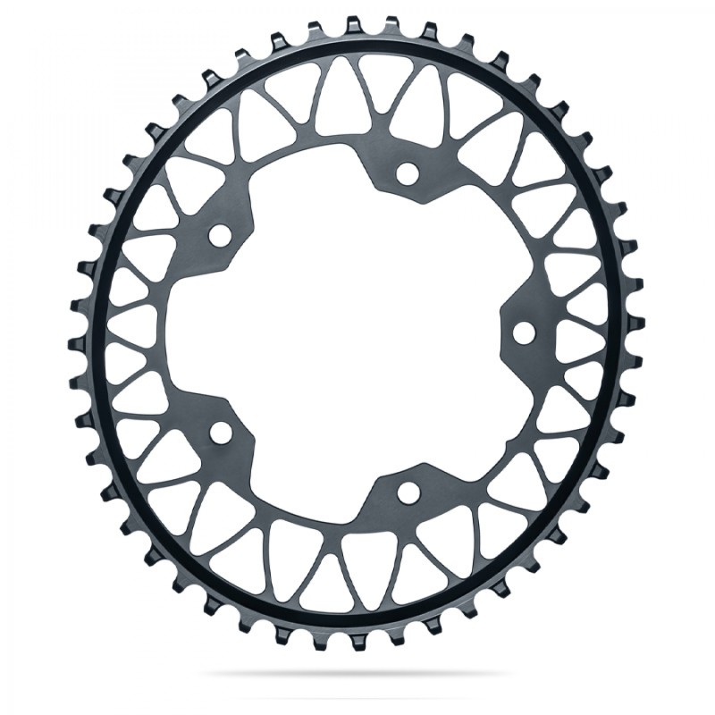PLATEAU AB.BLACK 48D 110 BCD 5 BR.GRAVEL 1x10-12V ALU GRIS - GROV48/110/5GR - 5110846003815