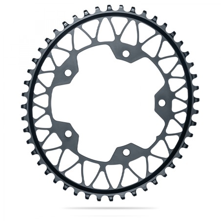 PLATEAU AB.BLACK 48D 110 BCD 5 BR.GRAVEL 1x10-12V ALU GRIS - GROV48/110/5GR - 5110846003815