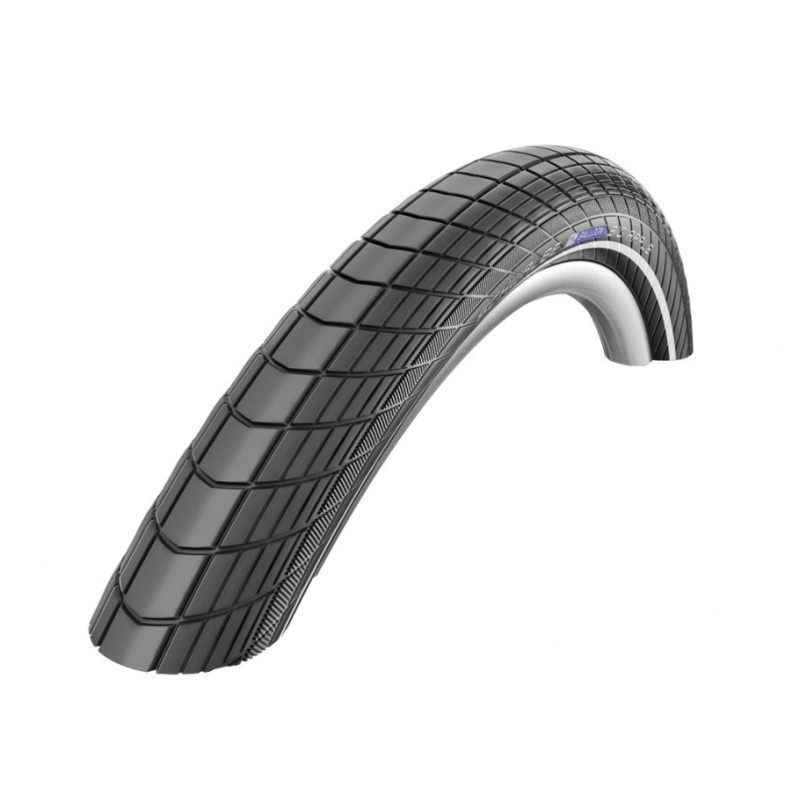 PNEU SCHWALBE BIG APPLE 16x2.00 R-GUARD RIGIDE NOIR C/RÉFL - 11100683 - 4026495709804
