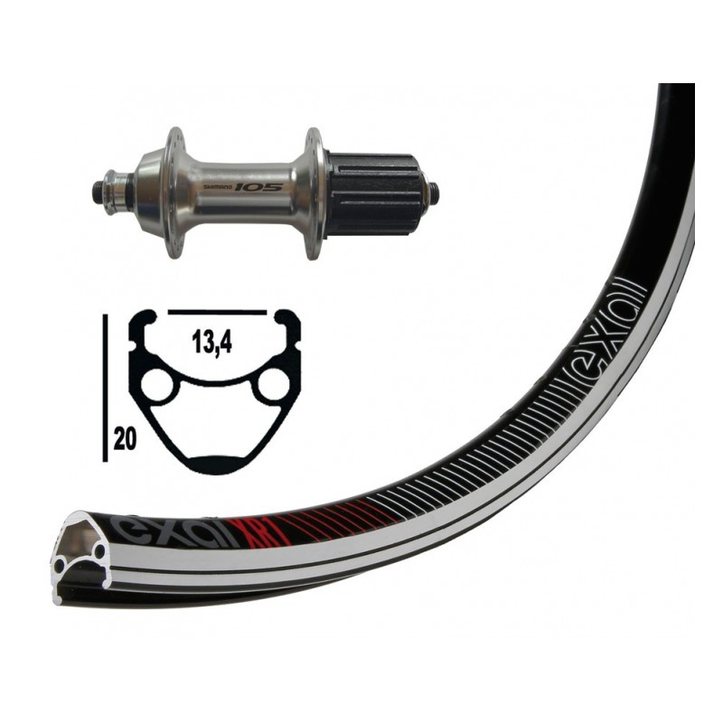 R.ARR.700C WINORA EXAL XR-1 36 TR.SH.105 BLO.RA. 30 NR/ARG - 2148512200 - 4032191685977