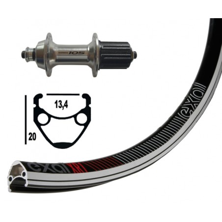 R.ARR.700C WINORA EXAL XR-1 36 TR.SH.105 BLO.RA. 30 NR/ARG - 2148512200 - 4032191685977