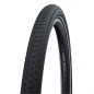 Pneu vtt urbain - vae 24 x 2.15 Schwalbe big ben plus addix noir tr (55-507) renfort green-guard homologue vae e50