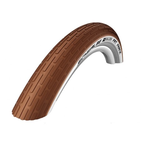 PNEU SCHW.FAT FRANK 28x2.00 K-G RIGIDE MARRON/BLANC RÉFL. - 11100582 - 4026495667913