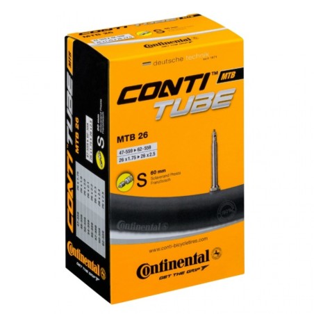 CHAMBRE A AIR CONTINENTAL MTB 26X1.75/2.25 VALVE PRESTA 60MM