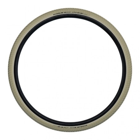Pneu vtc urbain 700 x 38 (29 x 1.50) Schwalbe big ben tr creme (40-622) renfort flanc reflex