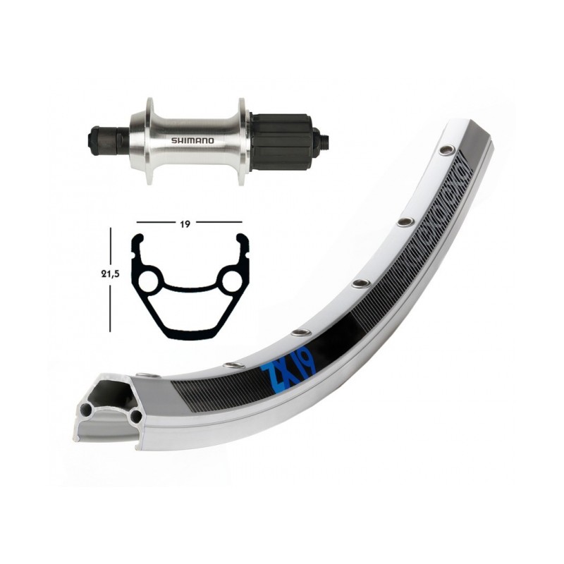 R.ARR.28x1.75 WINORA EXAL ZX 19 SH.TX 800 BLO.RA.135mm AR.MA - 2149742100 - 4032191745695