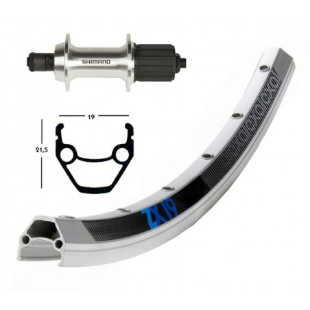 R.ARR.28x1.75 WINORA EXAL ZX 19 SH.TX 800 BLO.RA.135mm AR.MA - 2149742100 - 4032191745695