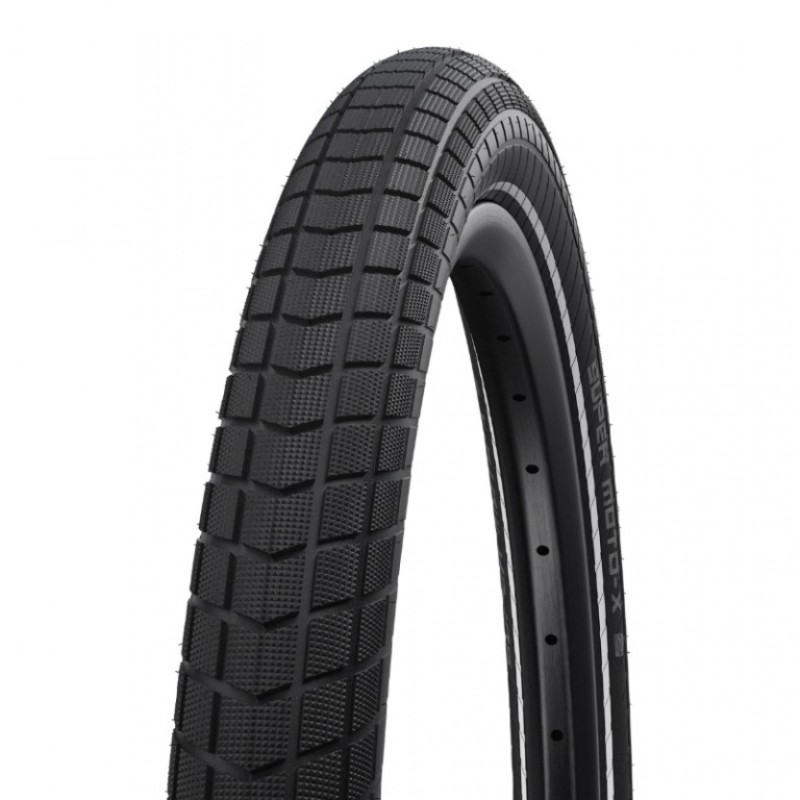 Pneu vtt/urbain 27.5x2.80  Schwalbe super moto x tt noir tr (70-584)