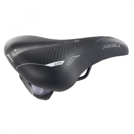 SELLE SELLE BASSANO PRIMA CITY UNI ÉLASTOMÈRE 270x250mm NOIR