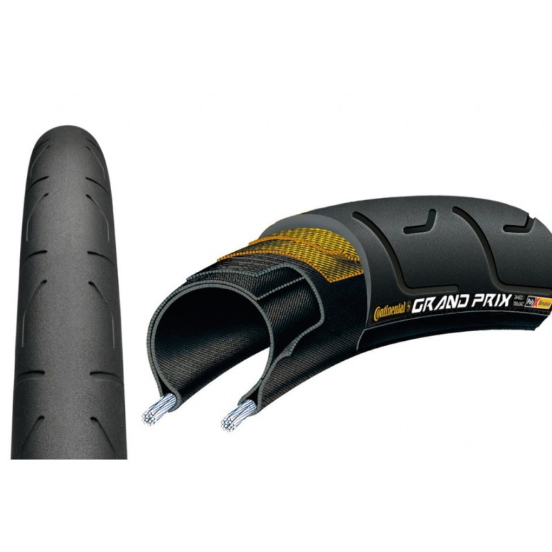 PNEU CONTINENTAL GRAND PRIX 26x1 1/8''SOUPLE SKIN NOIR - 1001490000 - 4019238393873