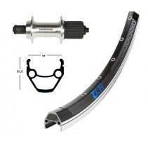 R.ARR.28x1.75 WINORA EXAL ZX 19 SH.TX800 BLO.RA.135mm NR/ARG - 2149745300 - 4032191745718