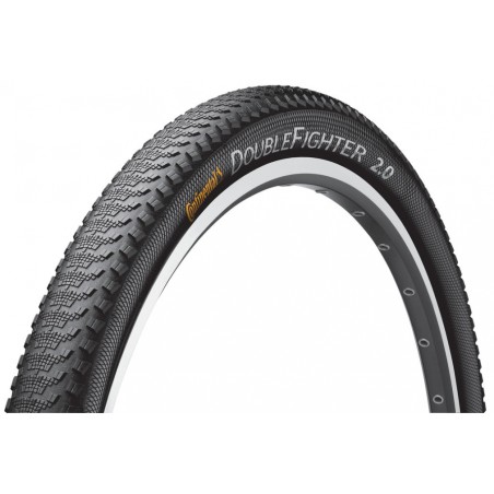 PNEU CONTINENTAL DOUBLE FIGHTER III 24x2.00''RIGIDE NOIR/NOI - 1012510000 - 4019238721126