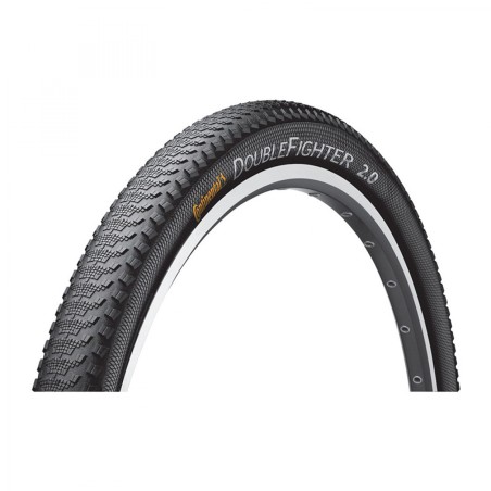 PNEU CONTINENTAL DOUBLE FIGHTER III 20x1.75 RIGIDE NOIR - 1012830000 - 4019238732412
