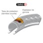 Pneu vtc - vae urbain 700 x 37 Continental contact plus noir tr ,(37-622) renfort 5mm homologue vae e50 flanc reflex