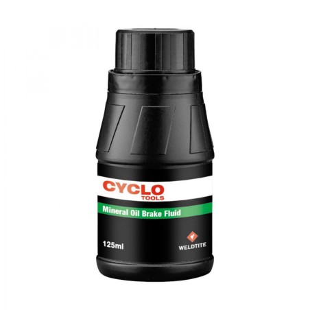 LIQUIDE DE FREIN WELDTITE CYCLO MINERAL POUR SHIMANO-TEKTRO-MAGURA (125ml)