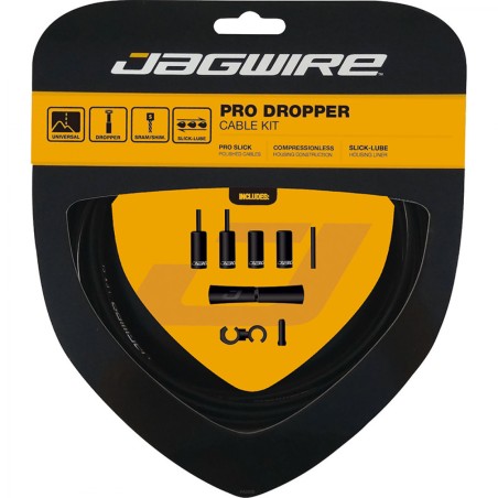 KIT CÂBLE/HOUSSE JAGWIRE PRO P/TIGE TÉLESC.0.8x2000 3.0x1700 - PCK601 - 4715910042281