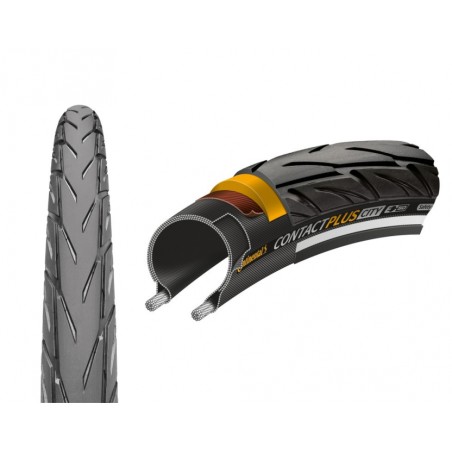 PNEU CONTINENTAL CONTACT PLUS CITY RIGIDE REFL.27.5x2.20 NR - 1013350000 - 4019238761009
