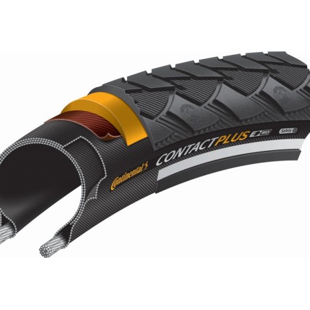 PNEU CONTINENTAL CONTACT PLUS REFLEX 27.5x1 1/2  NOIR - 1012210000 - 4019238698138
