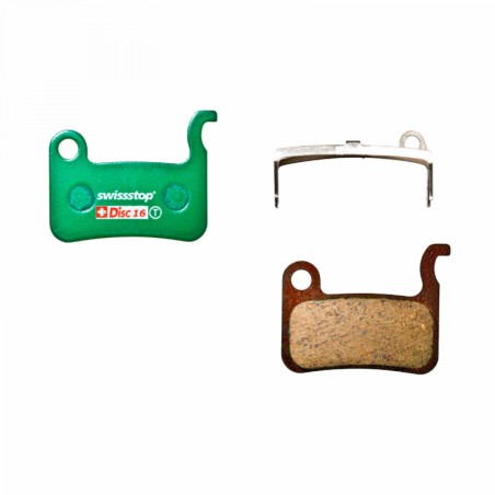 Plaquette de frein vtt pour Shimano xtr m966-m965-m975-xt m765-m775-lx  m585-deore m595-m596-m655  (swissstop organic disc