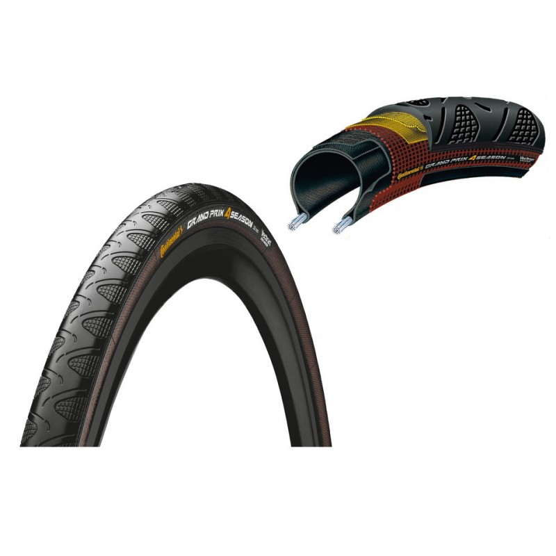 PNEU CONTINENTAL GRAND PRIX 4 SEASON 700x32C SOUPLE DURASKIN - 1010950000 - 4019238668131